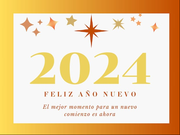 "El mejor momento para un nuevo comienzo es ahora", es una frase que puedes usar para saludar por el Año Nuevo 2024 a tus seres queridos esta Nochevieja. (Foto: Depor)