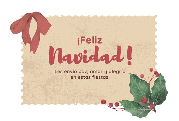 ¡Feliz Navidad! Le envío paz, amor y alegría en estas fiestas. | Crédito: Canva / Composición Depor