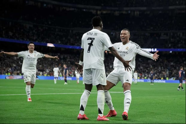 Mbappé y Vini Jr. son claros candidatos al MVP del Mundial de Clubes 2025 (Fuente: Alamy)