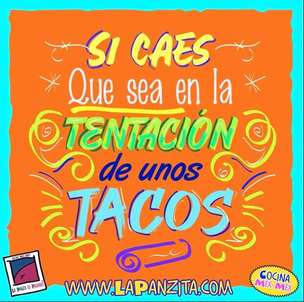 Imágenes por el Día del Taco en México para compartir este 31 de marzo en redes sociales (Foto: Pinterest).