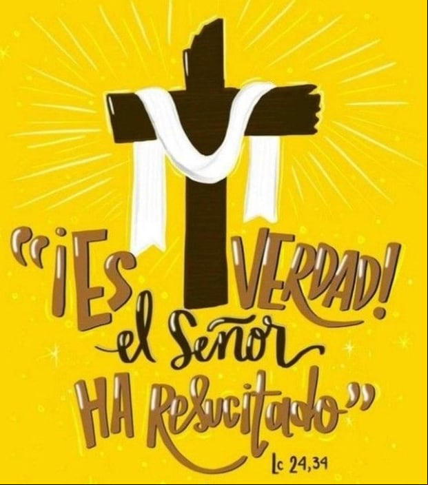 Imágenes por Domingo de Pasua para compartir en redes sociales (Foto: Pinterest).