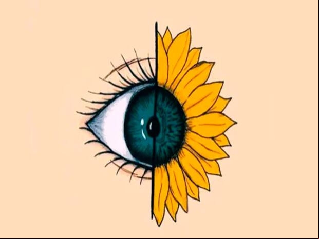 TEST DE PERSONALIDAD | En la imagen de la prueba se aprecia un ojo y también una flor. | Foto: namastest