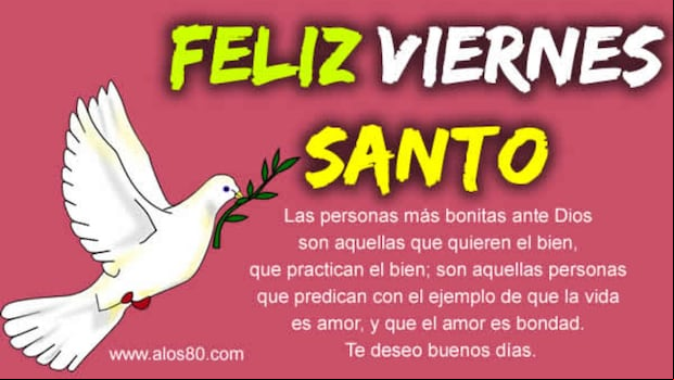 Frases y mensajes de buenos días para compartir este Viernes Santo en redes sociales (Foto: Internet).