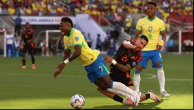 Colombia vs Brasil por la fecha 3 de la Copa América 2024. (Foto: Getty Images).