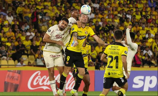 Importante triunfo de Universitario de visita ante Barcelona SC por Copa Libertadores | Foto: EFE/ Jonathan Miranda