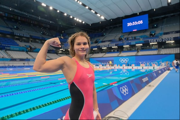 Luana Alonso se retiró de la natación tras su participación en los Juegos de París 2024. (Foto: Internet)