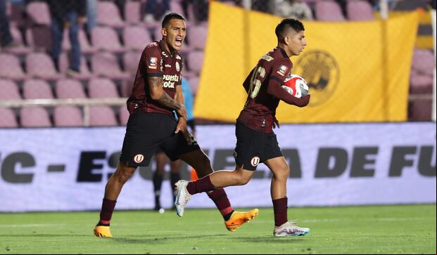 Alex Valera anotó el empate de Universitario ante Cusco FC. (Foto: Jesús Saucedo / GEC)