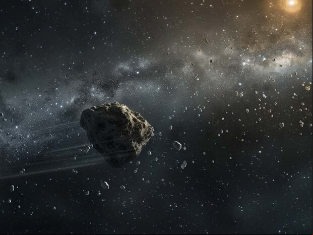 Un cometa en el espacio (Foto: - NICOLE SMITH)