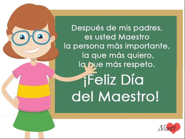 Imágenes del día del maestro bonitas. (Foto: Norfipc)