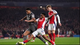Arsenal vs. Real Madrid por la ida de los cuartos de final de la Champions League. (Foto: AFP)