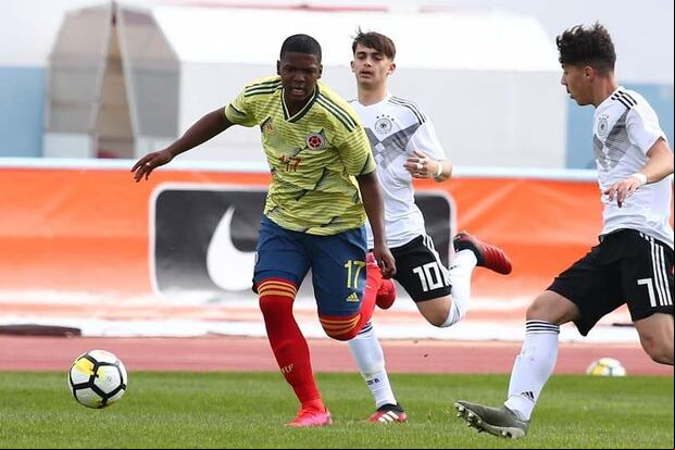 Johnnier Montaño disputó en 2020 un cuadrangular en Europa con la selección Sub 16 de Colombia.