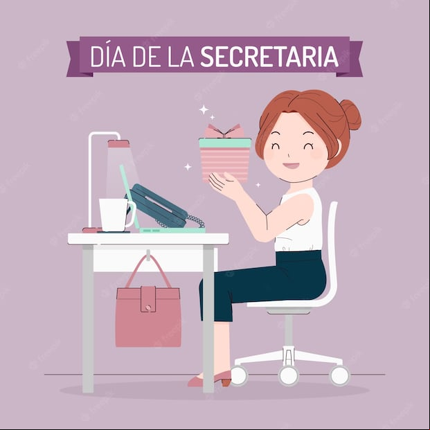 El Día de la Secretaria se celebra el 26 de abril en varios países del mundo. (Foto: Freepik)
