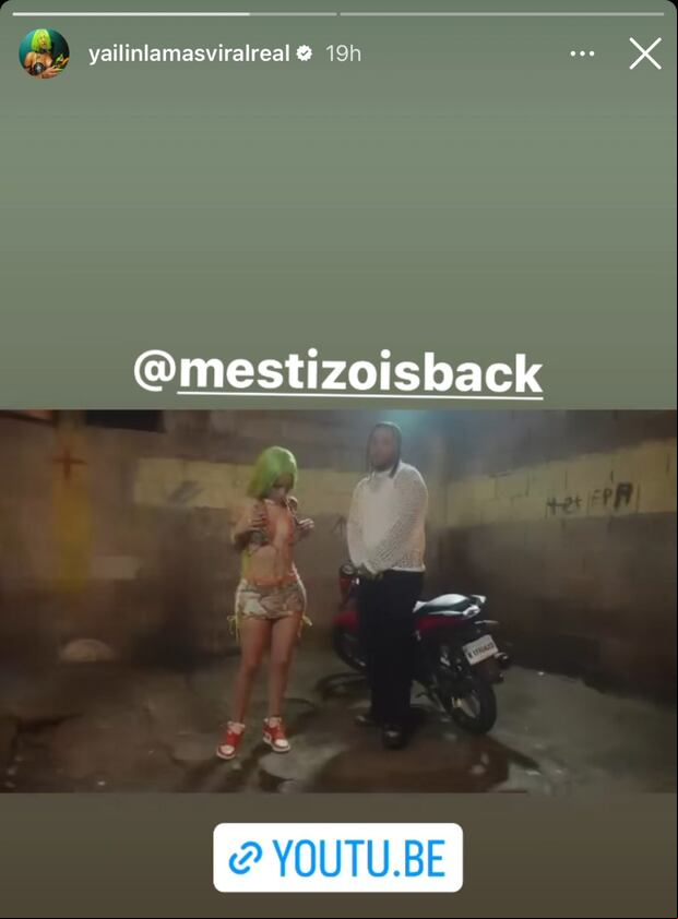 La cantante dominicana compartió su nuevo lanzamiento en sus redes sociales (Foto: Yailín La Más Viral / Instagram)