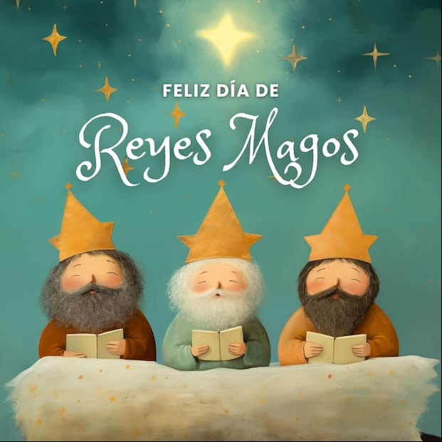 Día de los Reyes Magos: imágenes para compartir este 6 de enero (Foto: Pinterest).