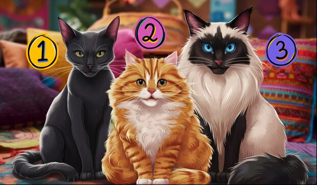 Elige uno de los gatos en esta imagen para descubrir si eres una persona luchadora (Foto: Depor).
