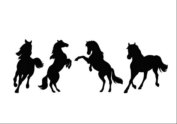 Elegir uno de los caballos en este imagen te permitirá saber cuál es tu mayor don (Foto: Pinterest).