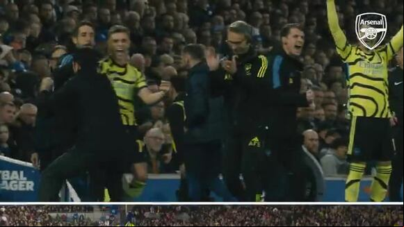 Arsenal vs. Bayern Munich por los cuartos de final de la Champions League. (Vídeo: @Arsenal).