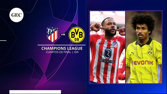 Atlético de Madrid vs. Borussia Dortmund: cuándo, a qué hora y dónde ver la Champions League