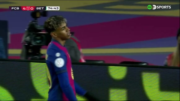 El incansable Lamine Yamal cerró con broche de oro. (Video: DSports)
