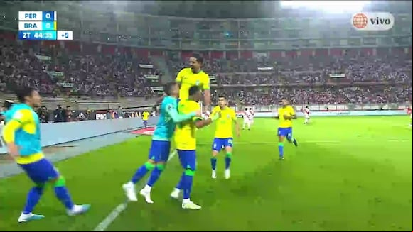 Gol de Marquinhos para el 1-0 de Brasil vs. Perú. (Video: América TV)