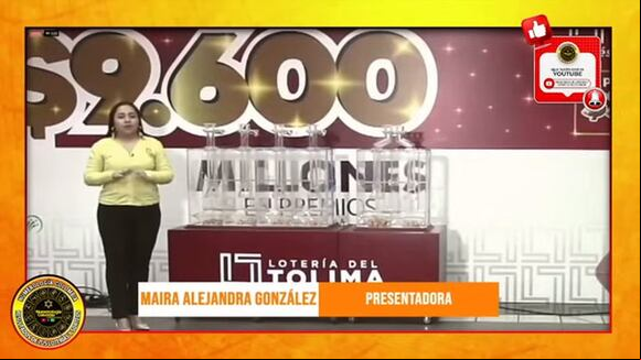 Resultado de la Lotería del Tolima del lunes 2 de diciembre. (Video: Resultado Loterías y Chances en Colombia)