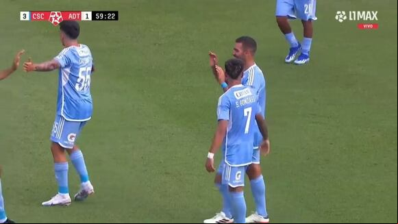 Martín Cauteruccio anotó el 3-1 en Sporting Cristal vs. ADT. (Video: L1 Max)