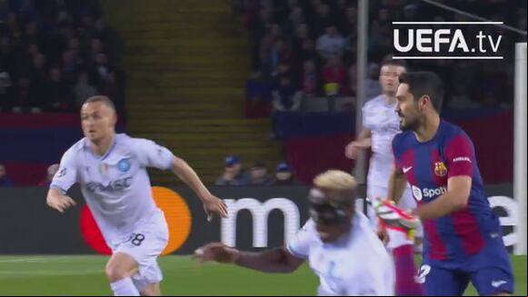 Paul Cubarsi, figura en Barcelona en Champions League. (Video: UEFA TV)