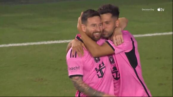 Lionel Messi marcó un golazo con Inter Miami. (Video: Apple TV)