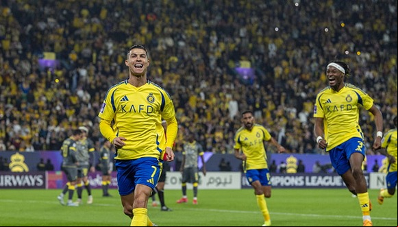 Gol de Cristiano Ronaldo para el 3-0 del Al Nassr vs. Al Feiha por la Liga de Arabia Saudita (Video: X)