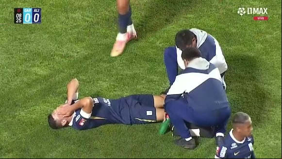 Guillermo Enrique entre lágrimas se fue lesionado en los primeros minutos del Alianza Lima vs Deportivo Garcilaso. (Video: L1 Max)