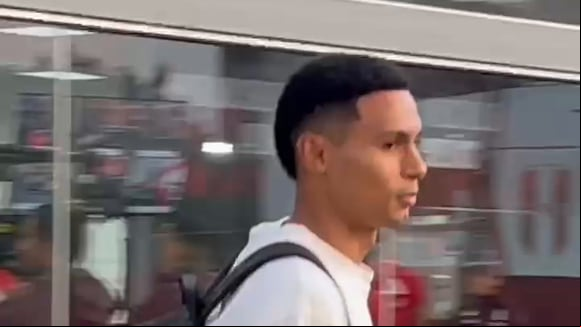 Marcos López llegó a la Videna tras arribar a Lima. (Gianina González/Depor)