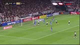 ¡Asistencia de André Carrillo! Volvió a aparecer su magia en gol de Corinthians vs UCV por Copa Libertadores