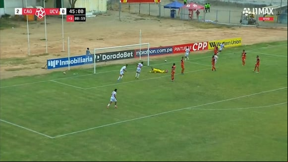 Doblete de Neri Bandiera para el 3-0 de Atlético Grau vs. César Vallejo. (L1 MAX)