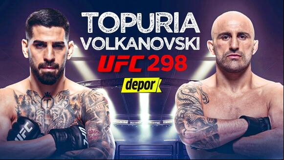 UC 298 EN VIVO, Topuria vs. Volkanovski: transmisión del evento de MMA (Video: @UFC)