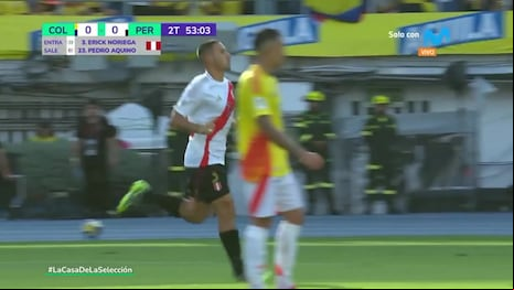 ¡Llegó su momento! Debut oficial de Erick Noriega en el Perú vs Colombia