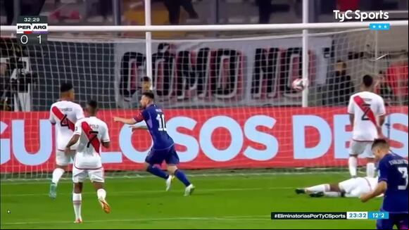 La reacción de la TV de Argentina a los goles de Messi a Perú. (Video: TyC Sports)