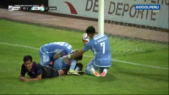 El primer gol de Maxloren Castro con Sporting Cristal. (Video: GOLPERU)