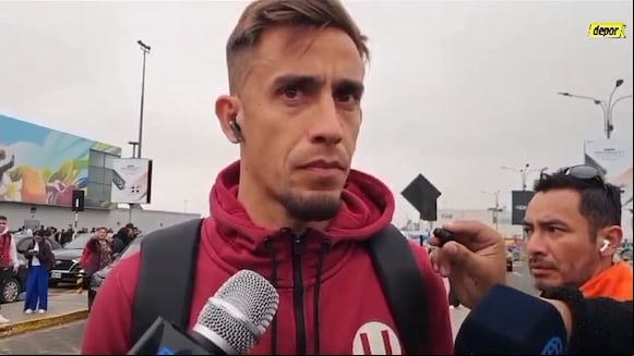 Martín Pérez Guedes habló sobre los goles anotado con Universitario de Deportes. (Video: Wilmer Robles).