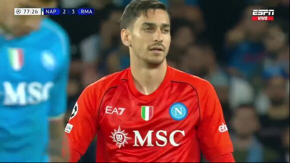 ¡Tras un remate de Fede Valverde! Así fue el autogol de Meret en Real Madrid 3-2 Napoli. (Video: ESPN)