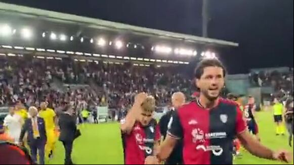 Así celebró Cagliari el pase a semifinales del Ascenso de la Serie B. (Video: Cagliari)