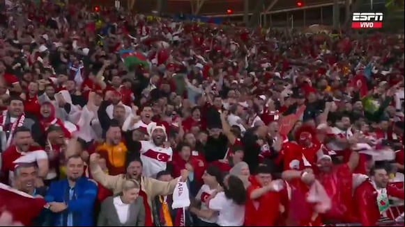 Gol y doblete de Merih Demiral para el 2-0 de Turquía vs. Austria. (Video: ESPN)