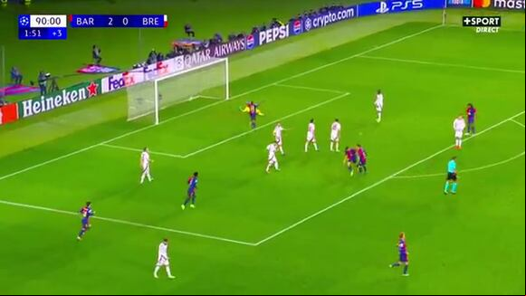 Doblete de Robert Lewandowski en Barcelona vs Brest. (Video: Sport)