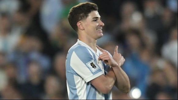 Julián Álvarez marcó el 1-0 de Argentina sobre Brasil. (Video: TyC Sports)