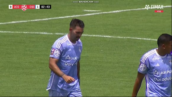 Martín Cauteruccio y el 1-0 de Sporting Cristal ante Unión Comercio. (Video: L1 MAX)