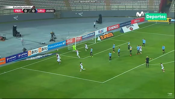 La chalaca de Renato Tapia ante Uruguay. (Video: Movistar Deportes)