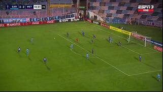 ¡En la última del partido! El descomunal golazo de Gordillo para el 3-2 de Garcilaso sobre Metropolitanos