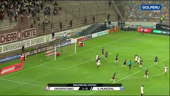 Universitario venció 1-0 a Deportivo Municipal en el estadio Monumental. (Video: GOLPERU)