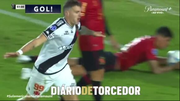 Gol de Pablo Vegetti para el 3-1 del Vasco da Gama vs. Melgar por Copa Sudamericana. (Video: ESPN)