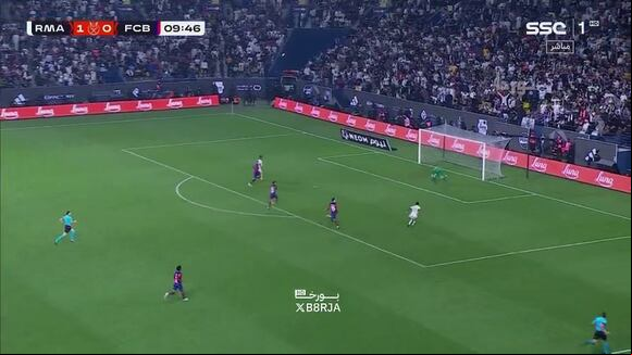 Así fue el segundo gol de Vinícius en la final de Supercopa de España. (Video: SSC)