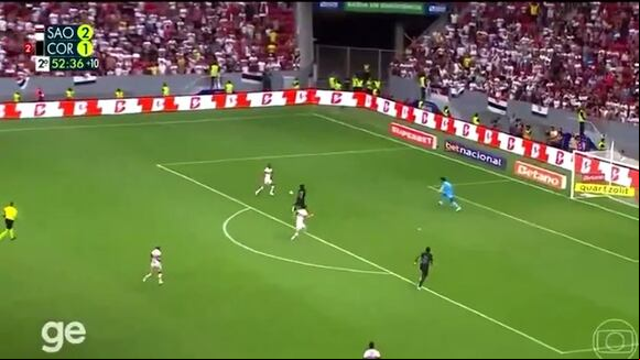 Tercer gol de São Paulo Futebol Clube. (Vídeo: GE).
